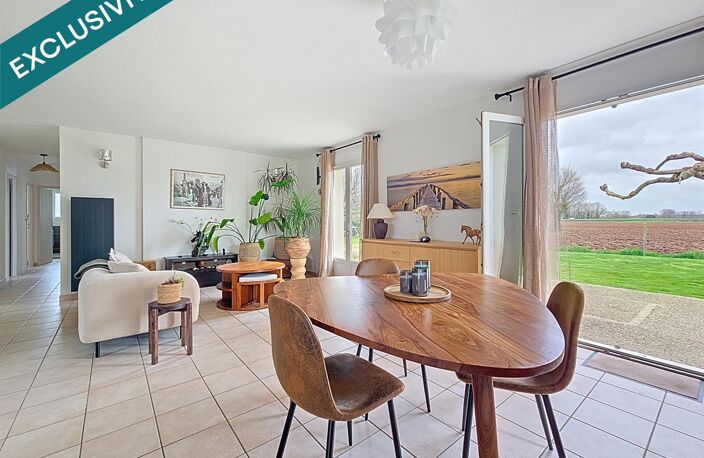 Plain-pied avec 4 chambres, garage et jardin au calme de Rioux — photo 4