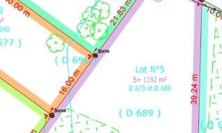 Terrain  1192 m² à vendre à Matigny (80400)
