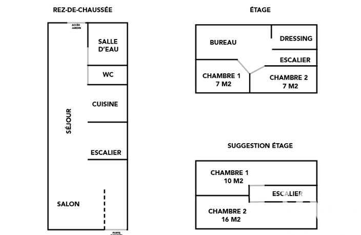 Vente Maison de ville 3 pièces — photo 2