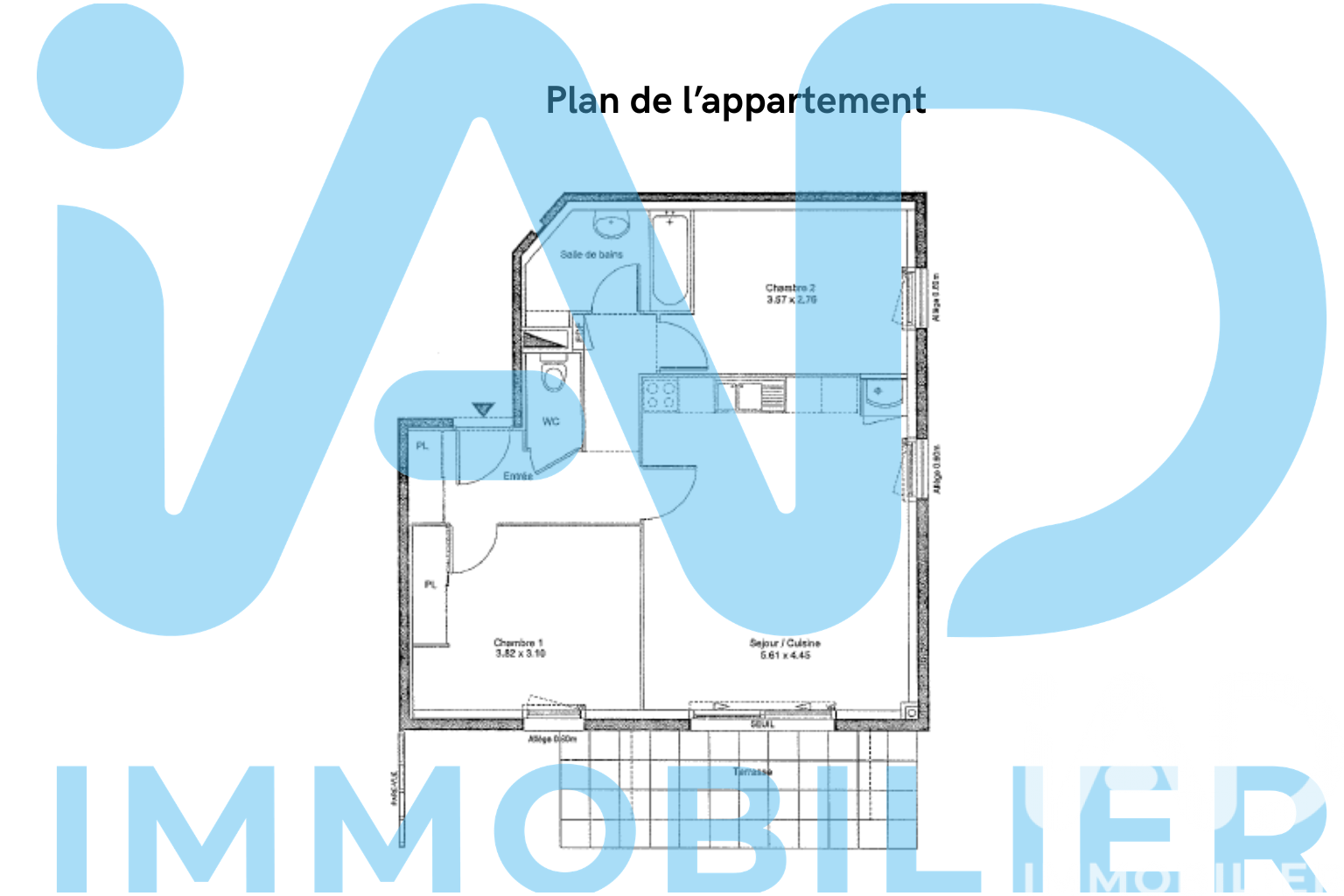 Vente Appartement 3 pièces - Photo 2