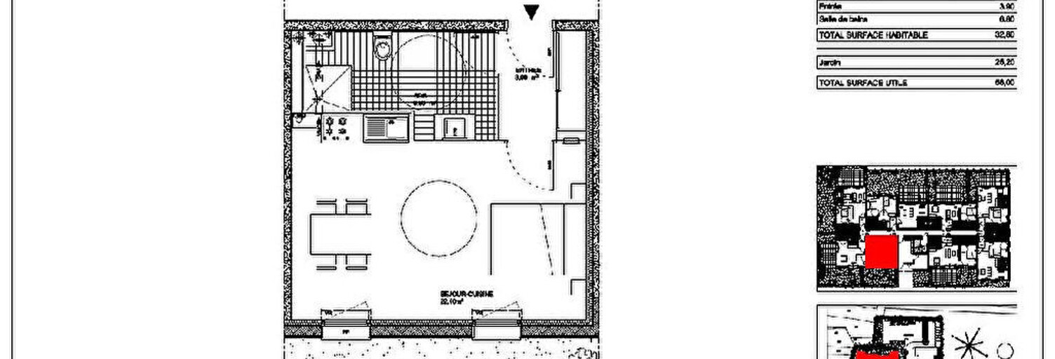 Appartement 1 Pièce 32 m² à louer à Saint-Saulve (59880)