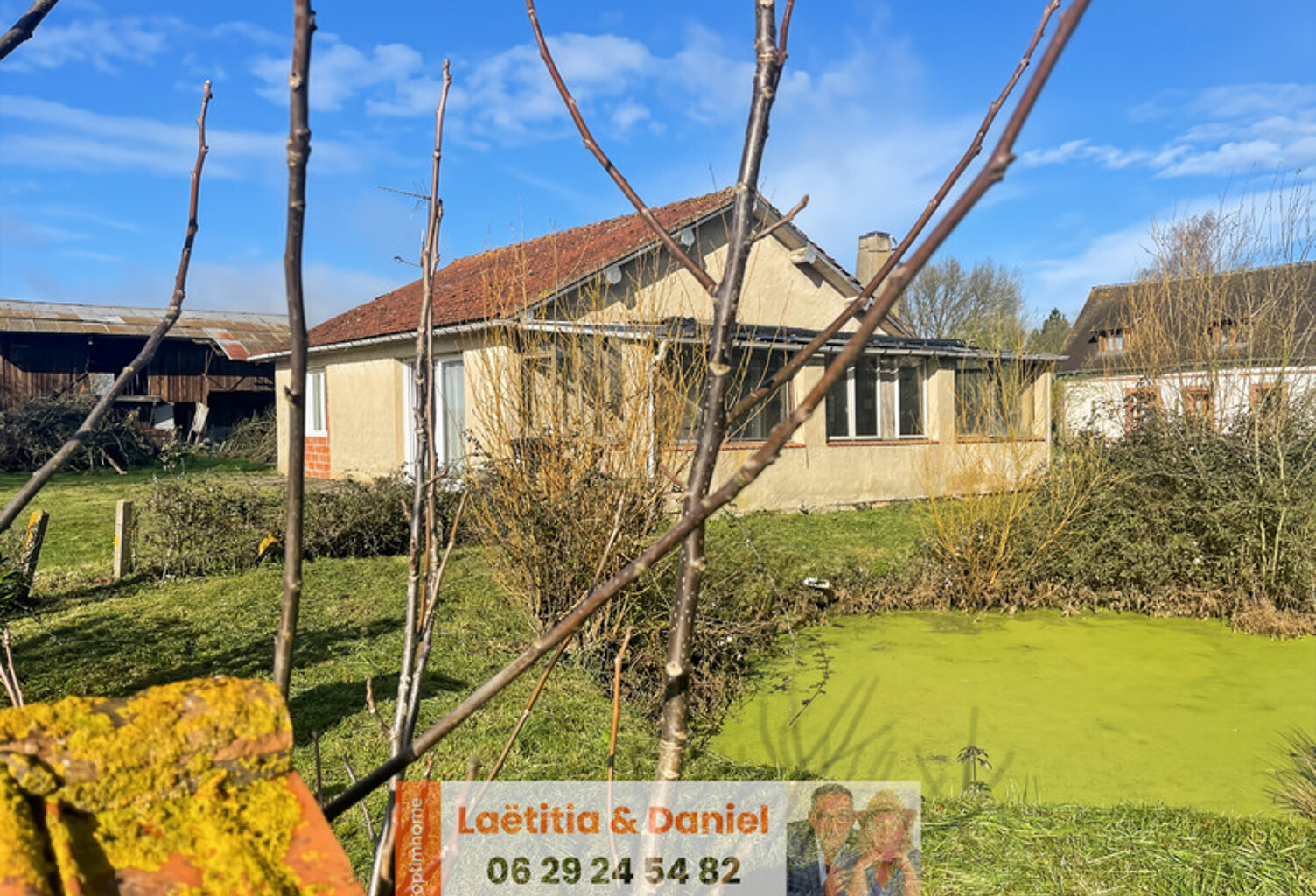 Maison de plain-pied à rénover – 3 pièces – Terrain 1100 m² – Campagne – Proche Verneuil-sur-Avre — photo 1