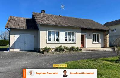 maison de plain-pied située à Chateauponsac (87290), implantée sur un terrain de 2180m² clos — photo du bien