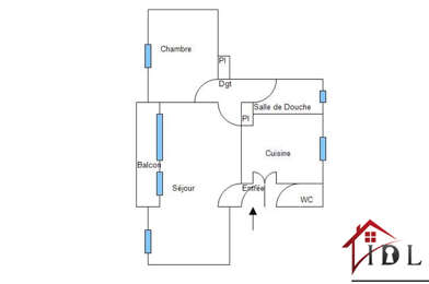 Appartement 2 pièces 92000 €