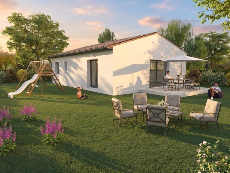 Pierrelatte :  maison de 84 m² sur un terrain viabilisé de 515 m² — photo 1