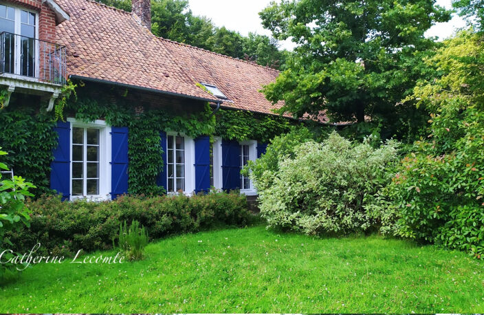 À VENDRE - SAMER - DOMAINE D'EXCEPTION - 379 M2 - ÉLÉGANTE DEMEURE DE CARACTERE SUR 3 HECTARES  - VIE SEMI PLAIN-PIED - 2 ÉME MAISON - DÉPENDANCES — photo 3