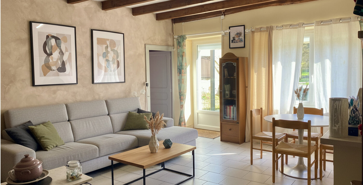 Maison en pierre  avec rivière ,Piscine, Terrain 7 000 m², Lezay (79) — photo 1