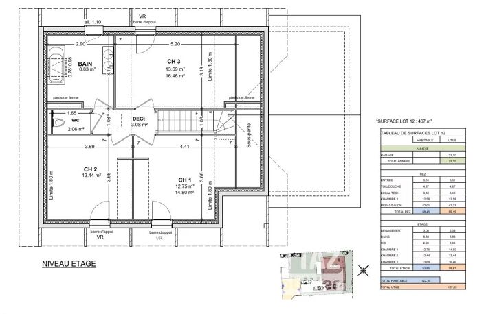 Lumineuse maison individuelle, au calme, 4 chambres, 2 sdb/sde — photo 5
