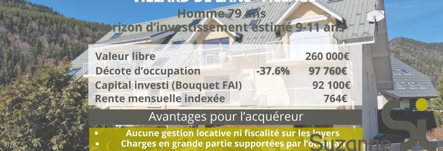 Appartement 60 m² en viager Villard-de-Lans (38250)