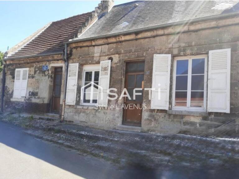 A BLERANCOURT, MAISON EN PIERRE DE 70 M2 AVEC DÉPENDANCE, TERRAIN DE 867 M2. — photo 1