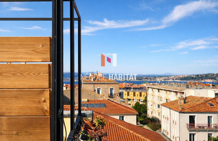 SÈTE CENTRE   TERRASSE PANORAMIQUE   DERNIER ÉTAGE   T2 COUP — photo 2