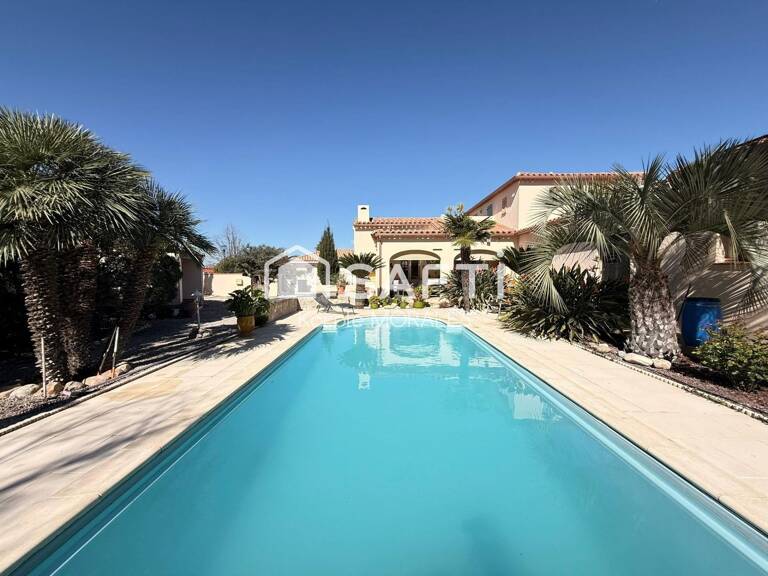 CABESTANY, MAS VERMEILLE, SUPERBE VILLA T6, 4 FACES, PISCINE, GARAGE — photo 1