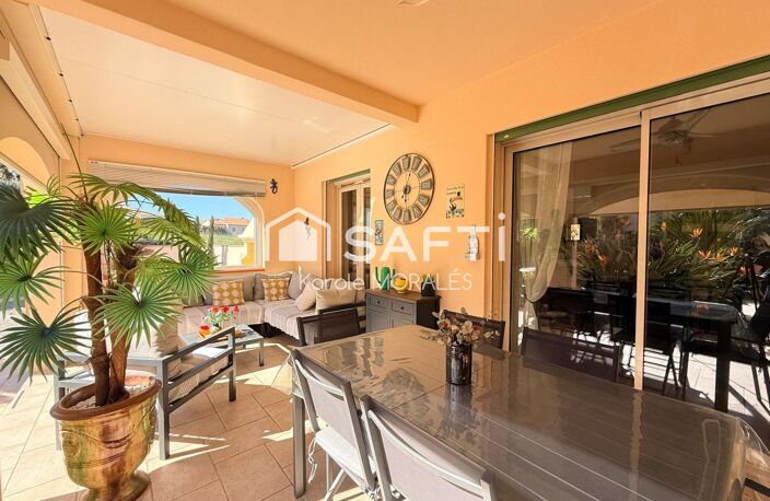 CABESTANY, MAS VERMEILLE, SUPERBE VILLA T6, 4 FACES, PISCINE, GARAGE — photo 2