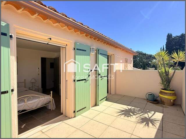 CABESTANY, MAS VERMEILLE, SUPERBE VILLA T6, 4 FACES, PISCINE, GARAGE — photo du bien