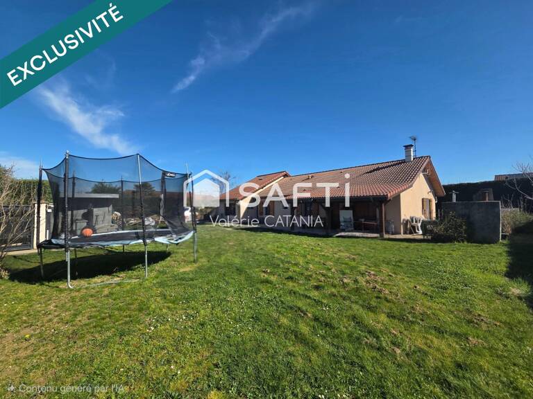 ST-Siméon-de Bressieux, Maison de plain pied 122m² sur terrain de 1002m². — photo 1
