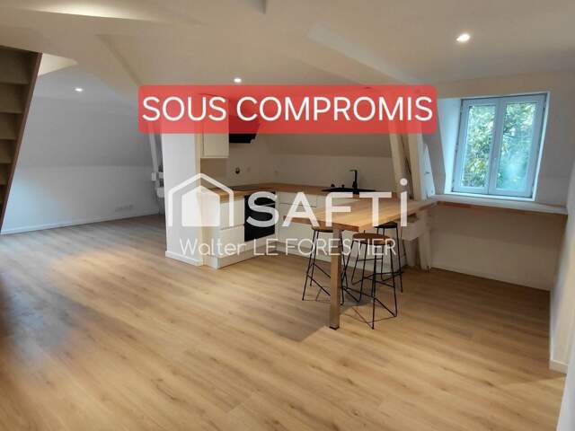 APPARTEMENT T3 DUPLEX RENOVE AVEC JARDIN ET PLACE DE PARKING — photo du bien