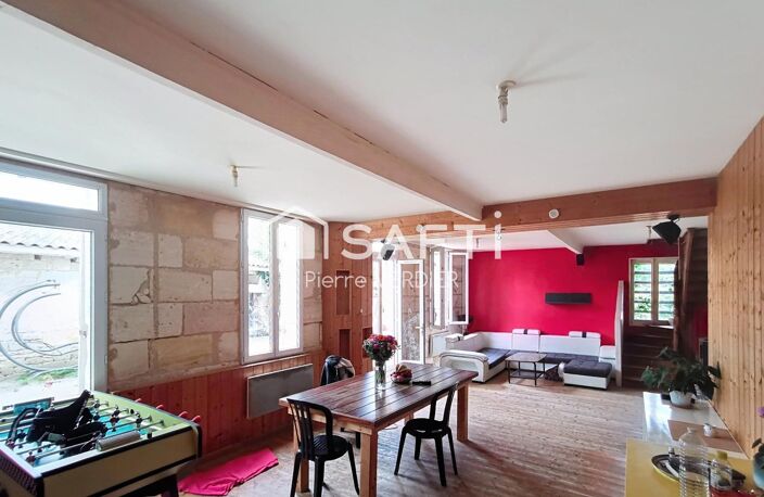 Maison en pierres, fond d'impasse, grand séjour — photo 2