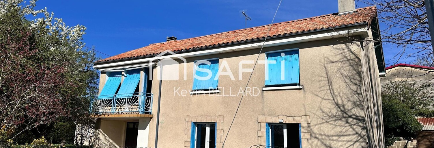 Maison 6 Pièces 102 m² à vendre à Moulins-sur-Tardoire (16220)