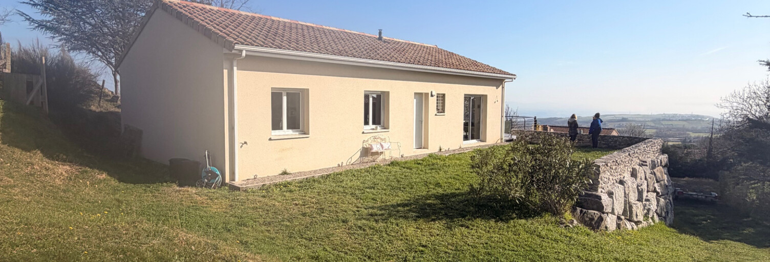 Maison 4 Pièces 100 m² à vendre à Peaugres (07340)