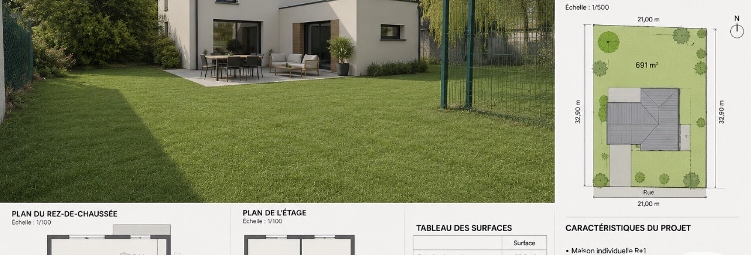 Terrain  691 m² à vendre à Saint-Fargeau-Ponthierry (77310)