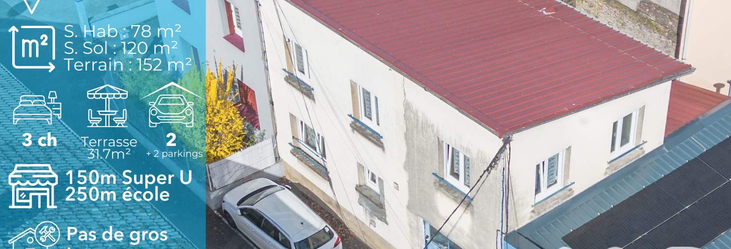 Maison 4 Pièces 78 m² à vendre à Sainte-Suzanne (25630)