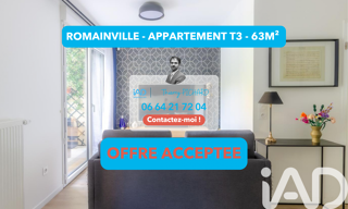 Appartement 3 Pièces 63 m² à vendre à Romainville (93230)