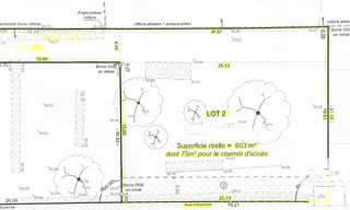 Terrain  603 m² à vendre à Mûrs-Erigné (49610)