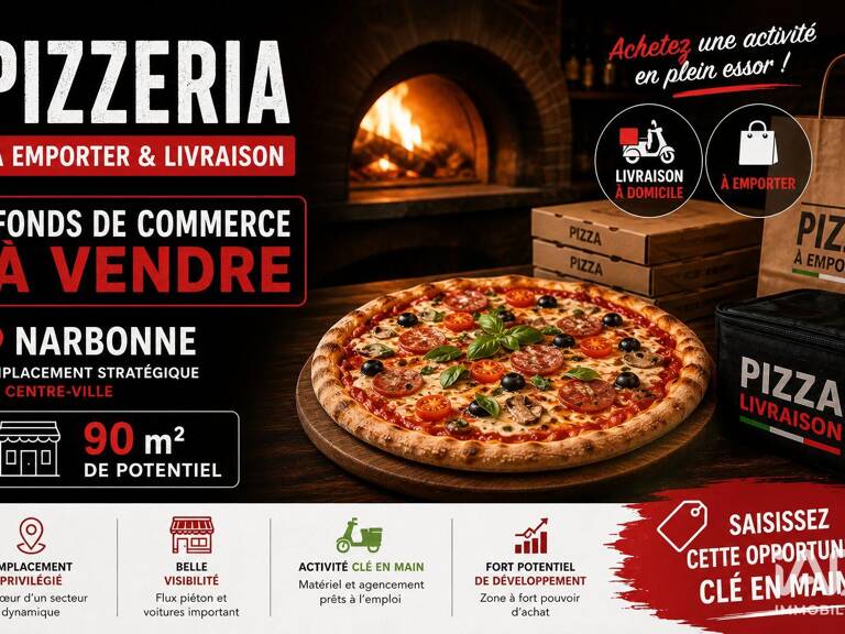 Vente Pizzeria 90 m&sup2; — photo 1