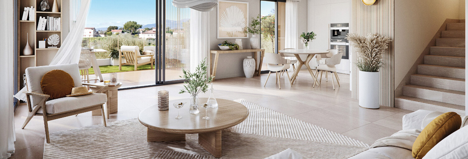 Appartement neuf T2, T3, T4, T5 Pièce 40 à 90 m² à vendre à Saint-Laurent-du-Var (06700)