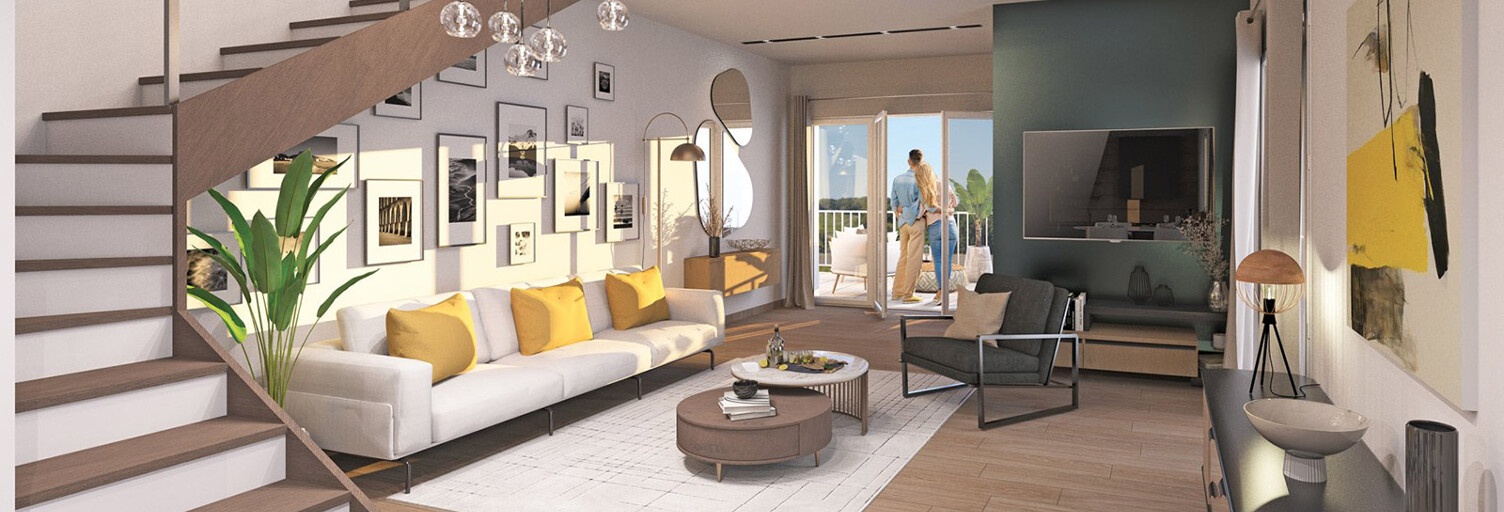 Appartement neuf T3, T4 Pièce 59 à 77 m² à vendre à Jouy-le-Moutier (95280)