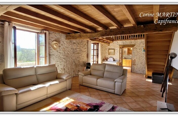 Bon Encontre - Maison en pierre 8 pièces, 200 m2 habitables - terrain de 9 567 m2 - piscine — photo 2