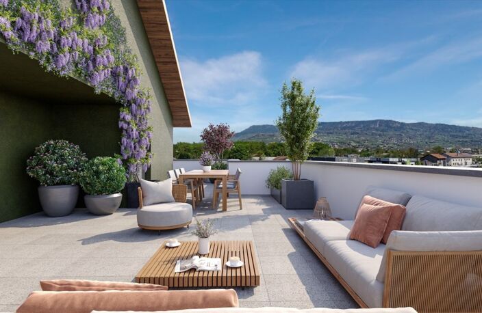 À vendre – Appartement T5 de 97.20 m² attique à Vétraz-Monthoux (74) — photo 2