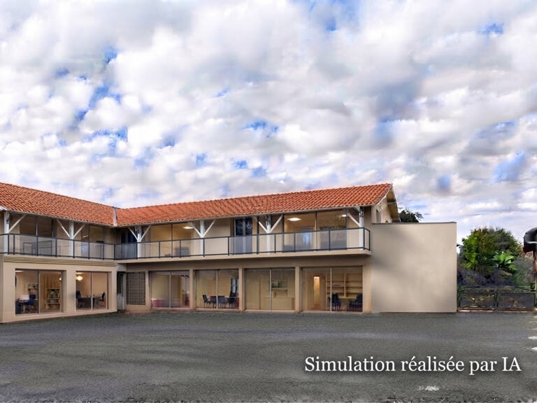 Ancien hôtel 604 m² – 16 chambres, local commercial 113 m² et terrain à bâtir 1 909 m² – 12 min de Lacq, 23 min de Pau — photo 1