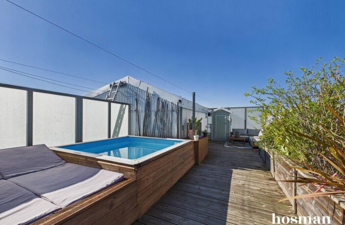 Duplex 3 pièces, 78 m² Carrez avec terrasses de 70 m², ascenseur, parking, mini piscine - Impasse Toubart, Cenon — photo 2