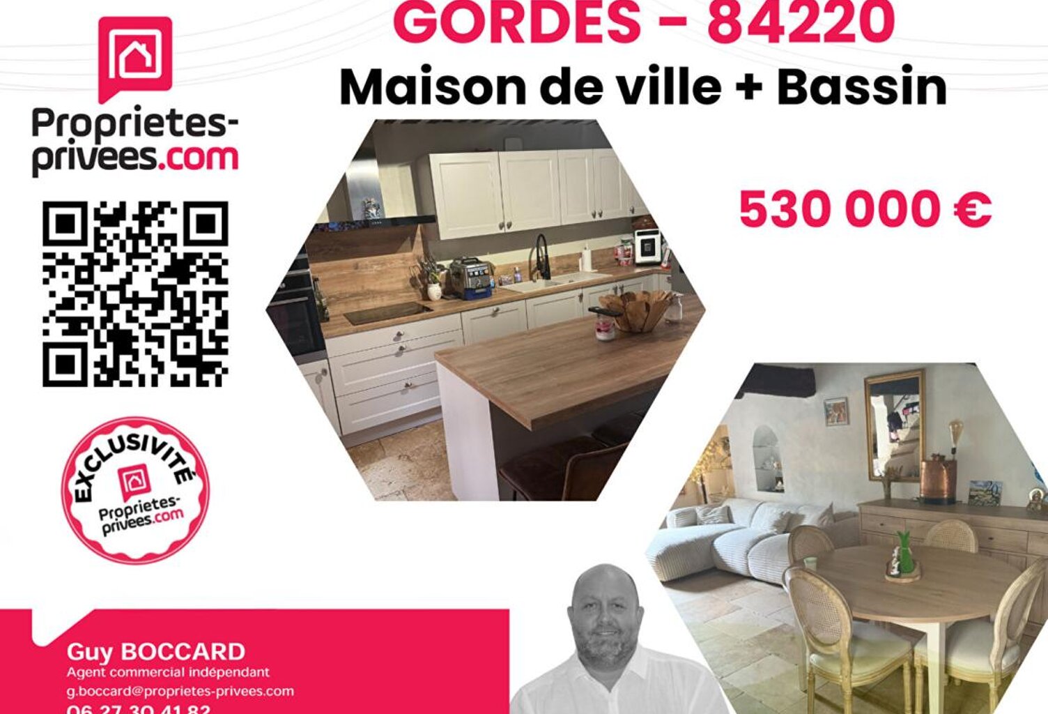 Maison Gordes 4 pièce(s) 130 m2 + Bassin provençal — photo 1
