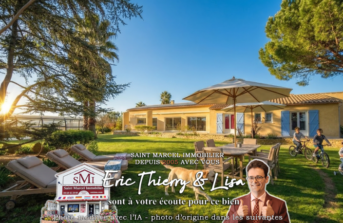 Villa d'Exception Plain-Pied   184 m2 sur Parc Arboré de 200 — photo 2