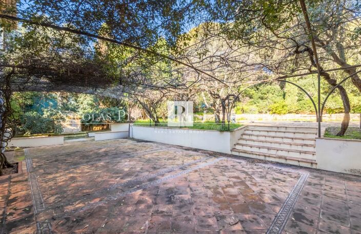 PROPRIETE A VENDRE A SAINT JEAN CAP FERRAT - VUE  MER - GRAND TE — photo 5