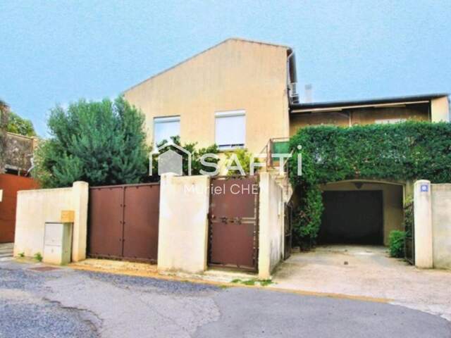 LUNEL-VIEL Maison de village 110m2, cour, garage — photo du bien