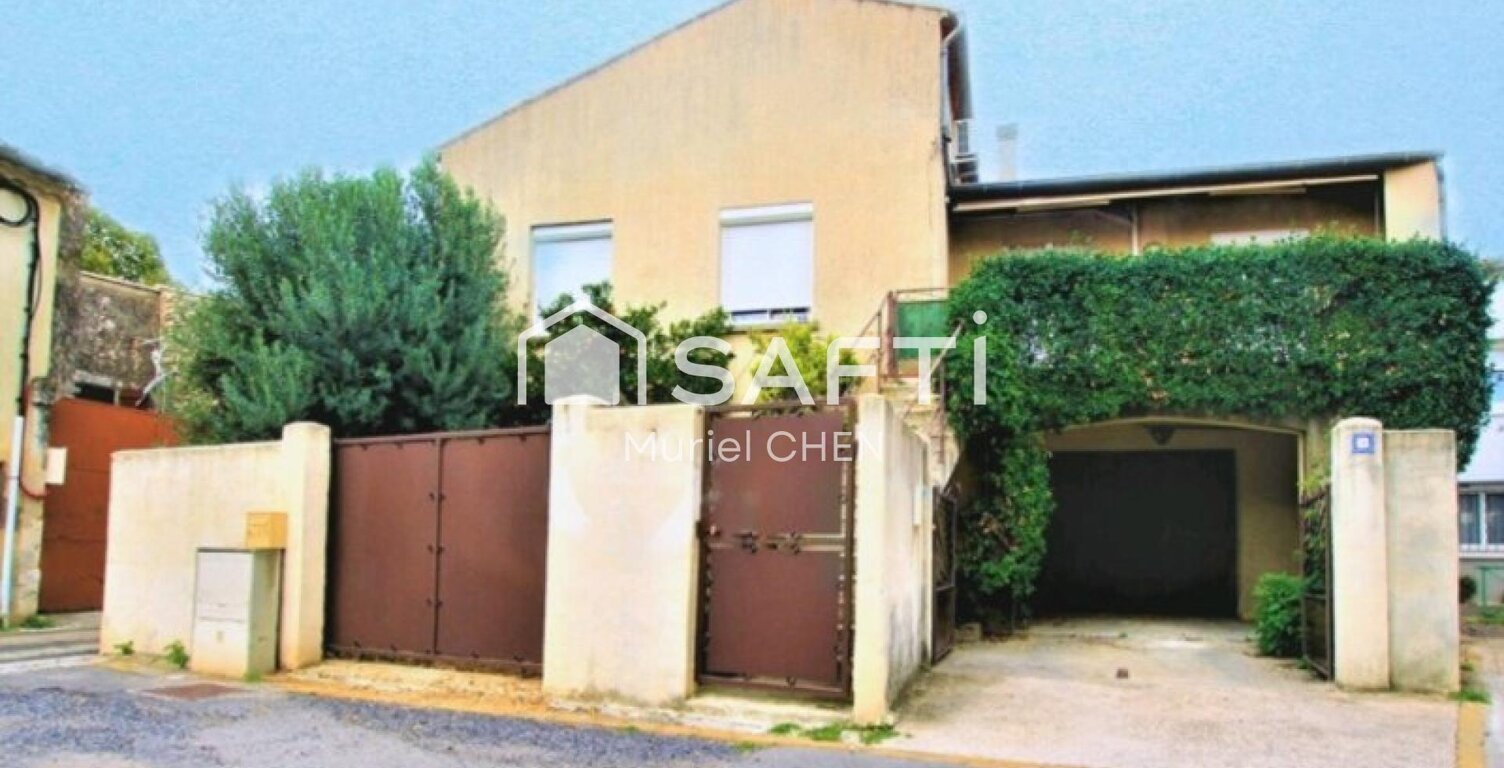 LUNEL-VIEL Maison de village 110m2, cour, garage — photo 1