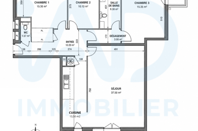 Appartement 4 pièces 385000 €