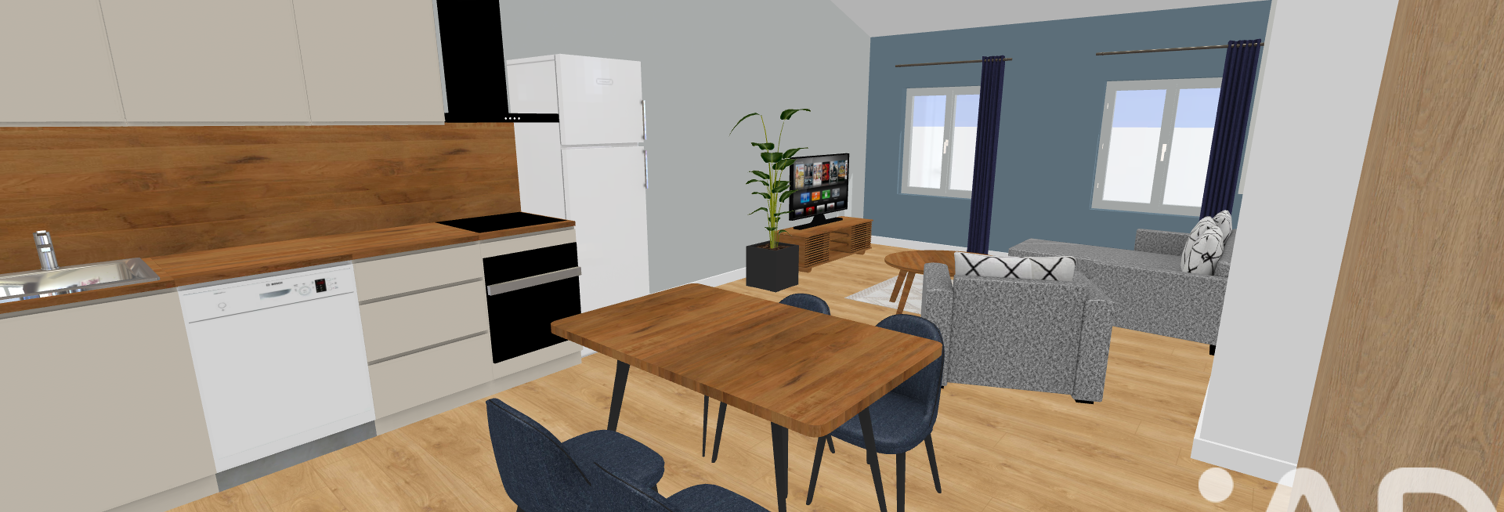 Appartement 3 Pièces 68 m² à vendre à Nègrepelisse (82800)