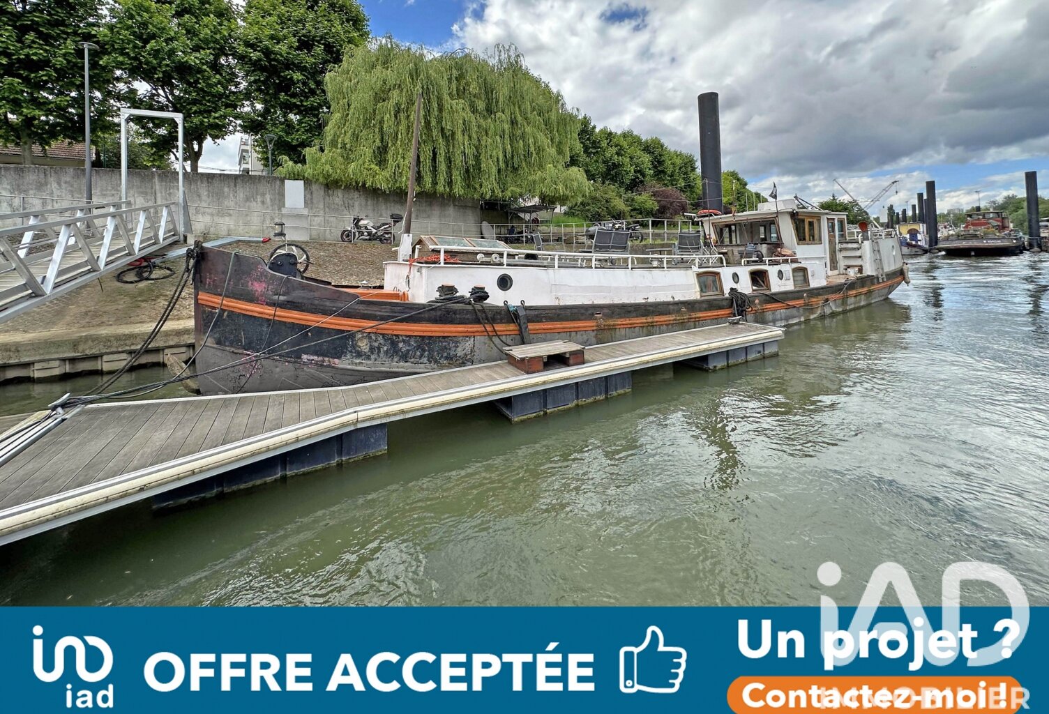 Vente Péniche 3 pièces — photo 1