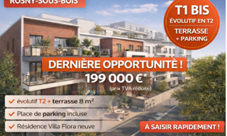 Appartement 1 Pièce 36 m² à vendre à Rosny-sous-Bois (93110)