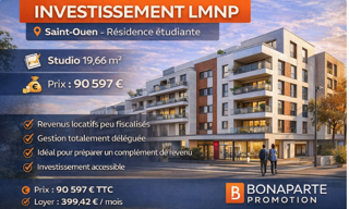 Appartement 1 Pièce 20 m² à vendre à Saint-Ouen-sur-Seine (93400)