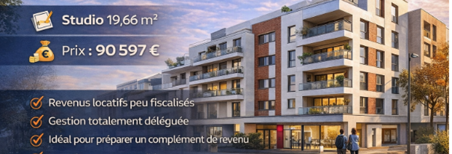 Appartement 1 Pièce 20 m² à vendre à Saint-Ouen-sur-Seine (93400)