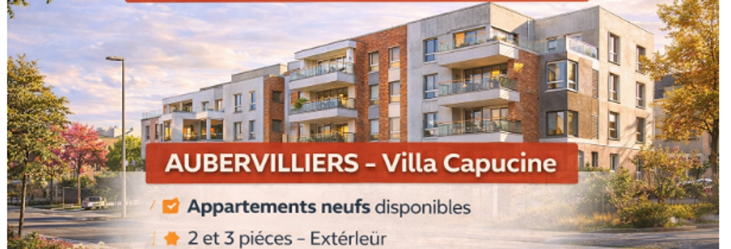 Appartement 2 Pièces 71 m² à vendre à Aubervilliers (93300)