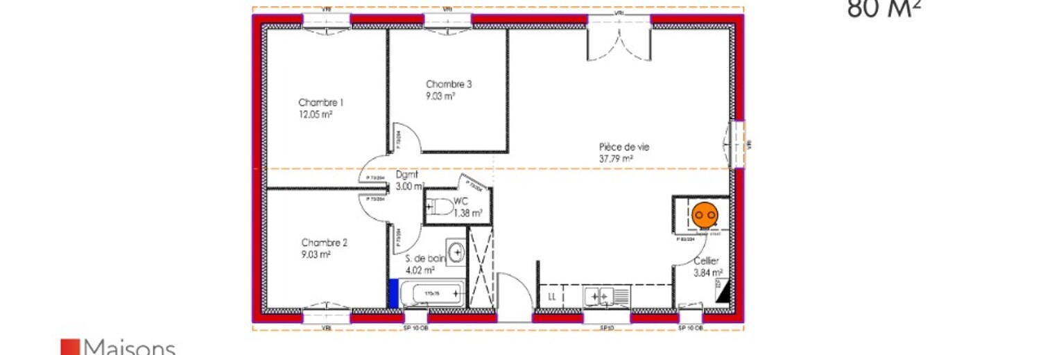 Maison 4 Pièces 80 m² à vendre à Cérons (33720)