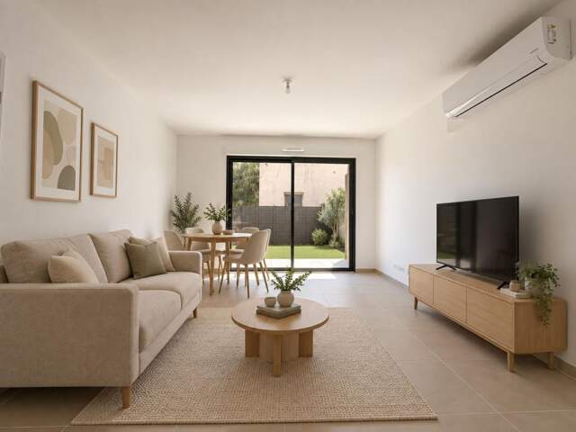 Appartement neuf T2 avec jardin et parking — photo du bien