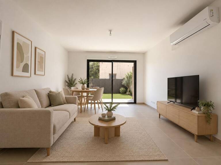 Appartement neuf T2 avec jardin et parking — photo 1