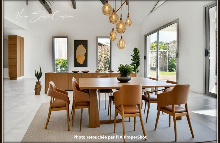 VILLA D'ARCHITECTE DE PLAIN PIED à vendre 6 pièces  (40) DE 135 M² ENTRE FORET ET OCEAN — photo 2
